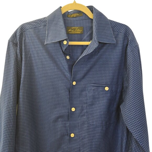 Orvis Signature Collection Plaid Button Down Shirt Size Medium - Picture 4 of 5